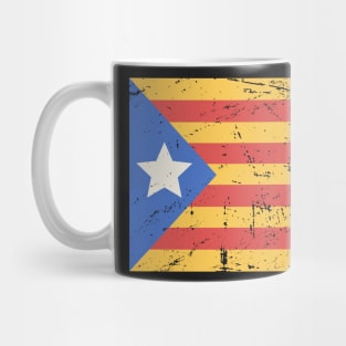 Distressed Catalonia Catalunya Flag Mug